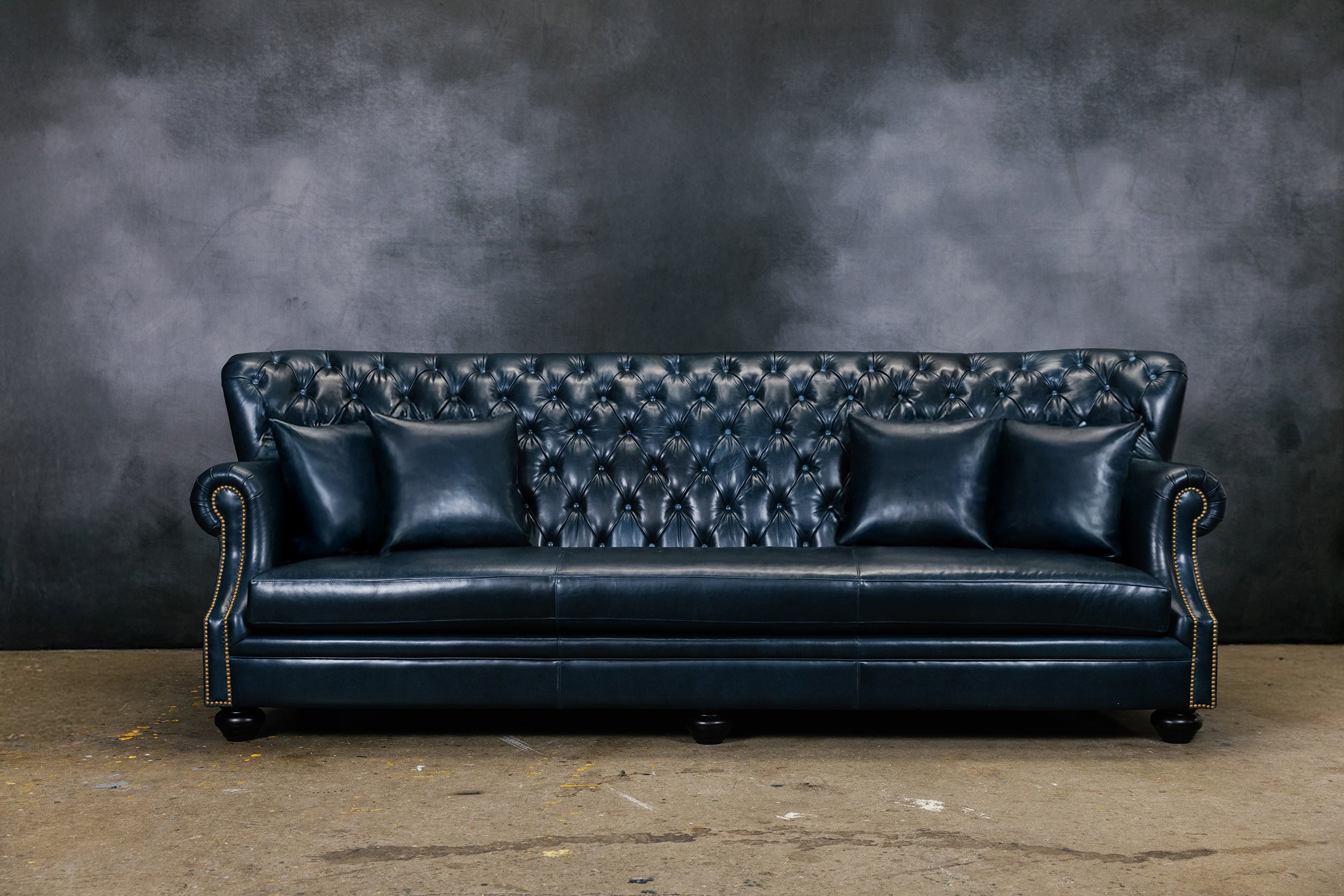 Writers Leather Sofa