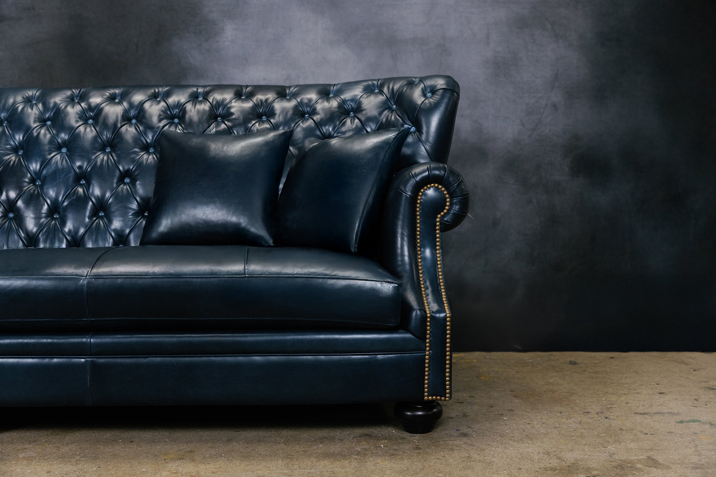 Writers Leather Sofa