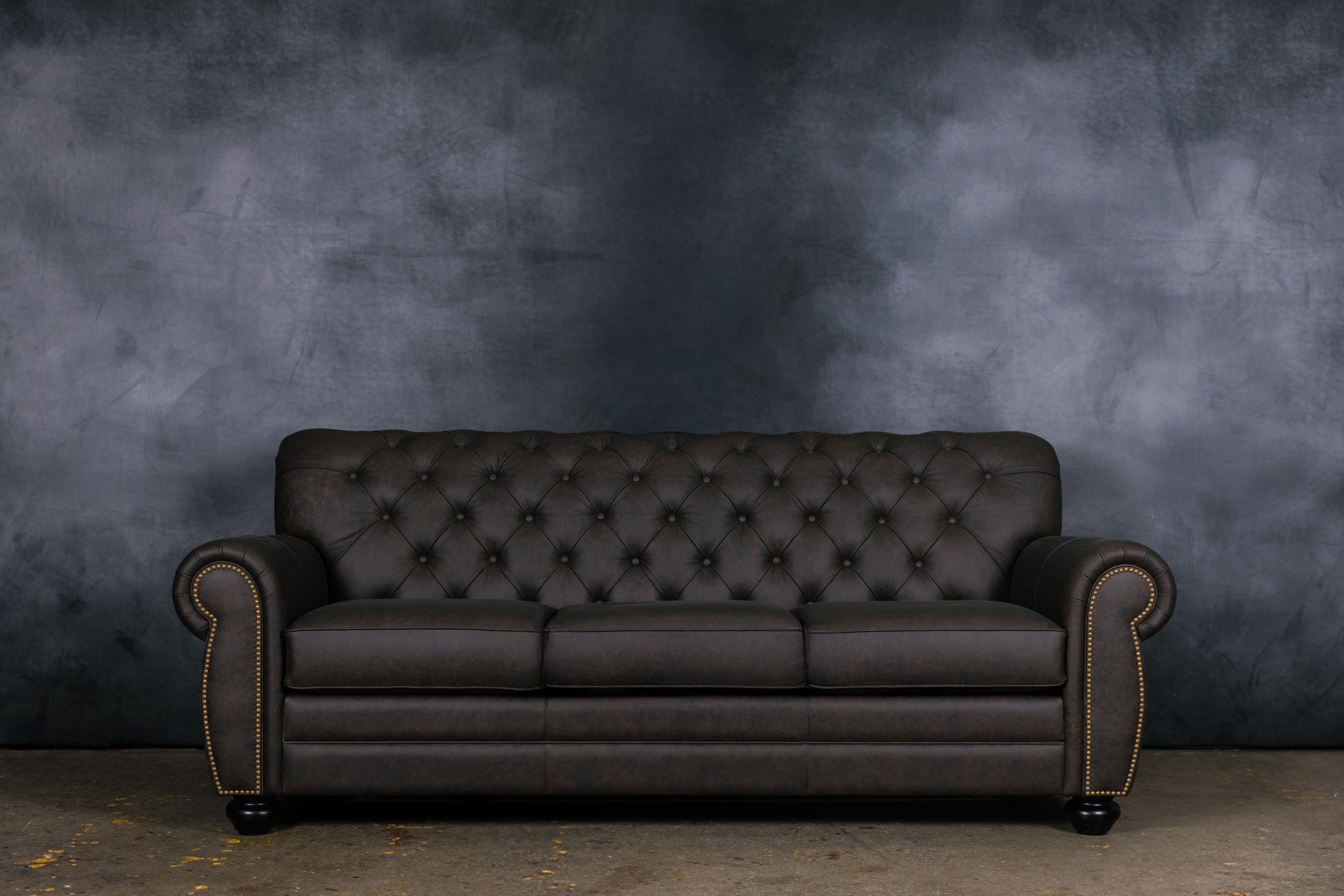 WESTMINSTER LEATHER SOFA BED QUEEN