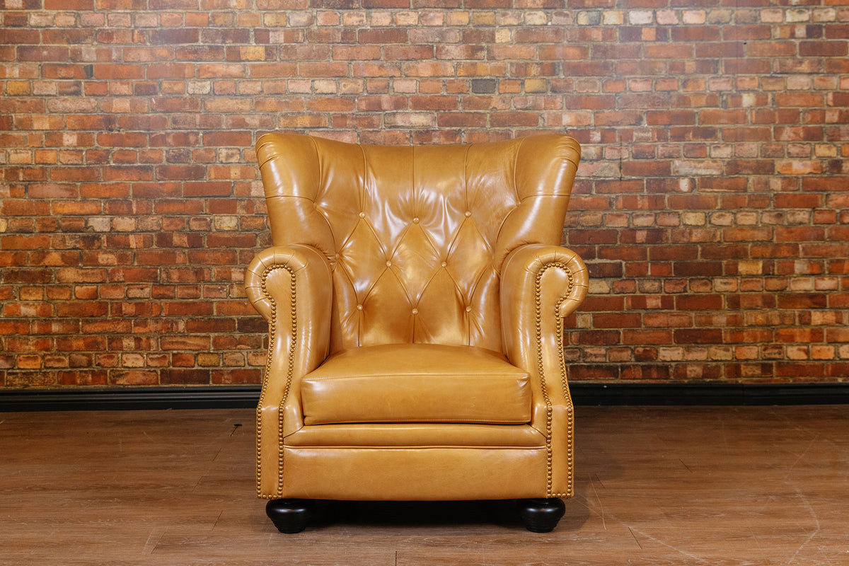 AFICIONADO LEATHER CHAIR PREMIUM FLOOR MODEL