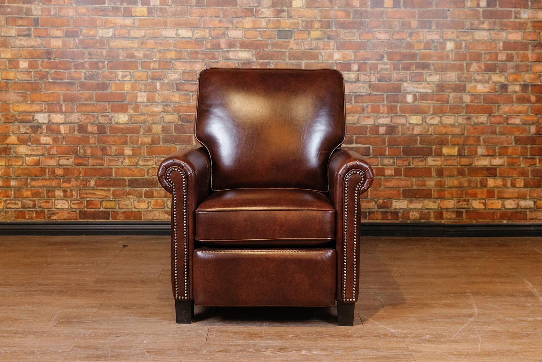 BOSTON LEATHER RECLINER FLOOR MODEL