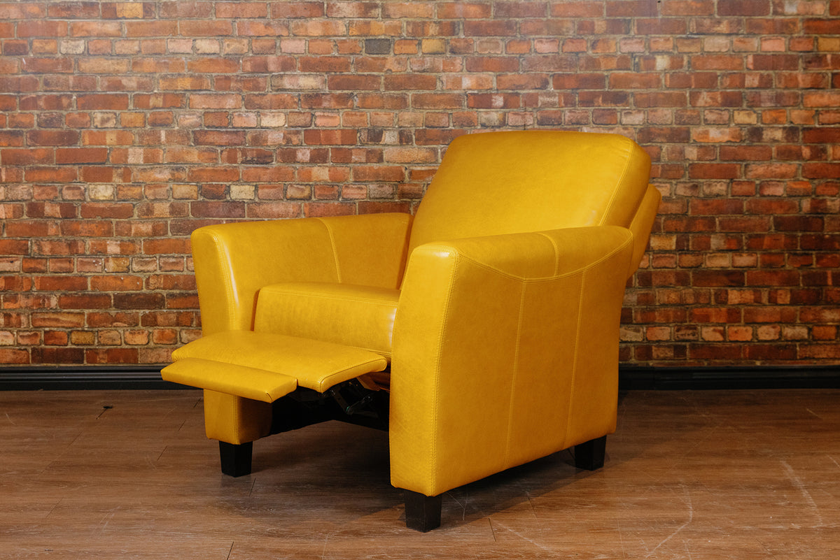 LISBON LEATHER RECLINER FLOOR MODEL