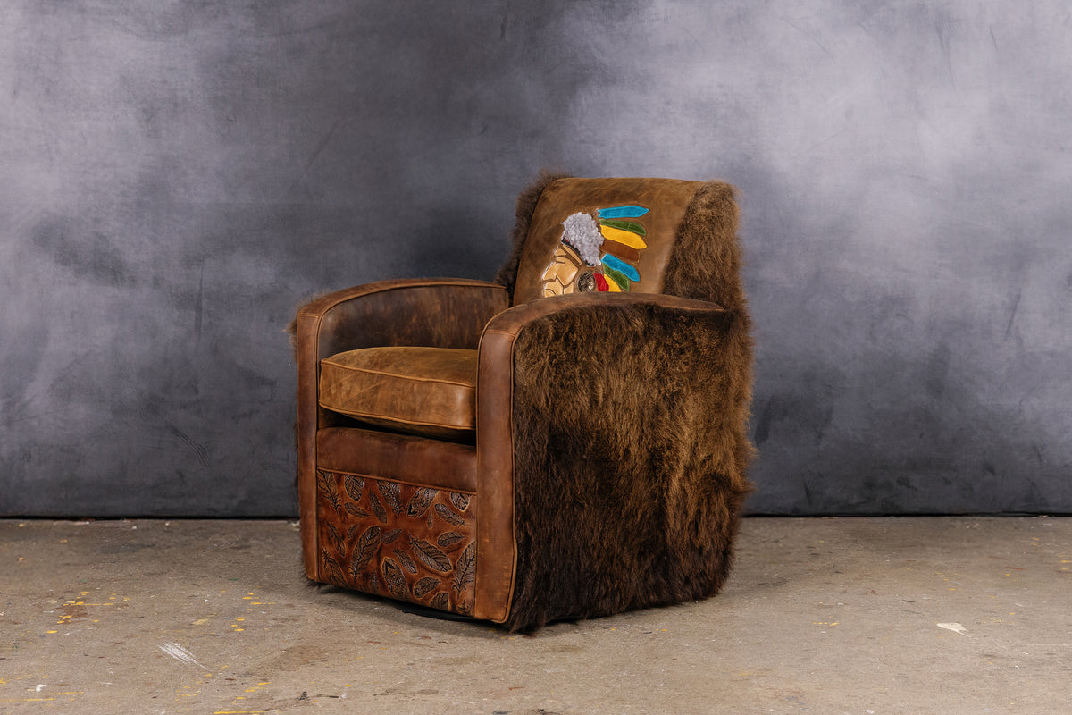 APACHE LIMITED EDITION LEATHER CHAIR