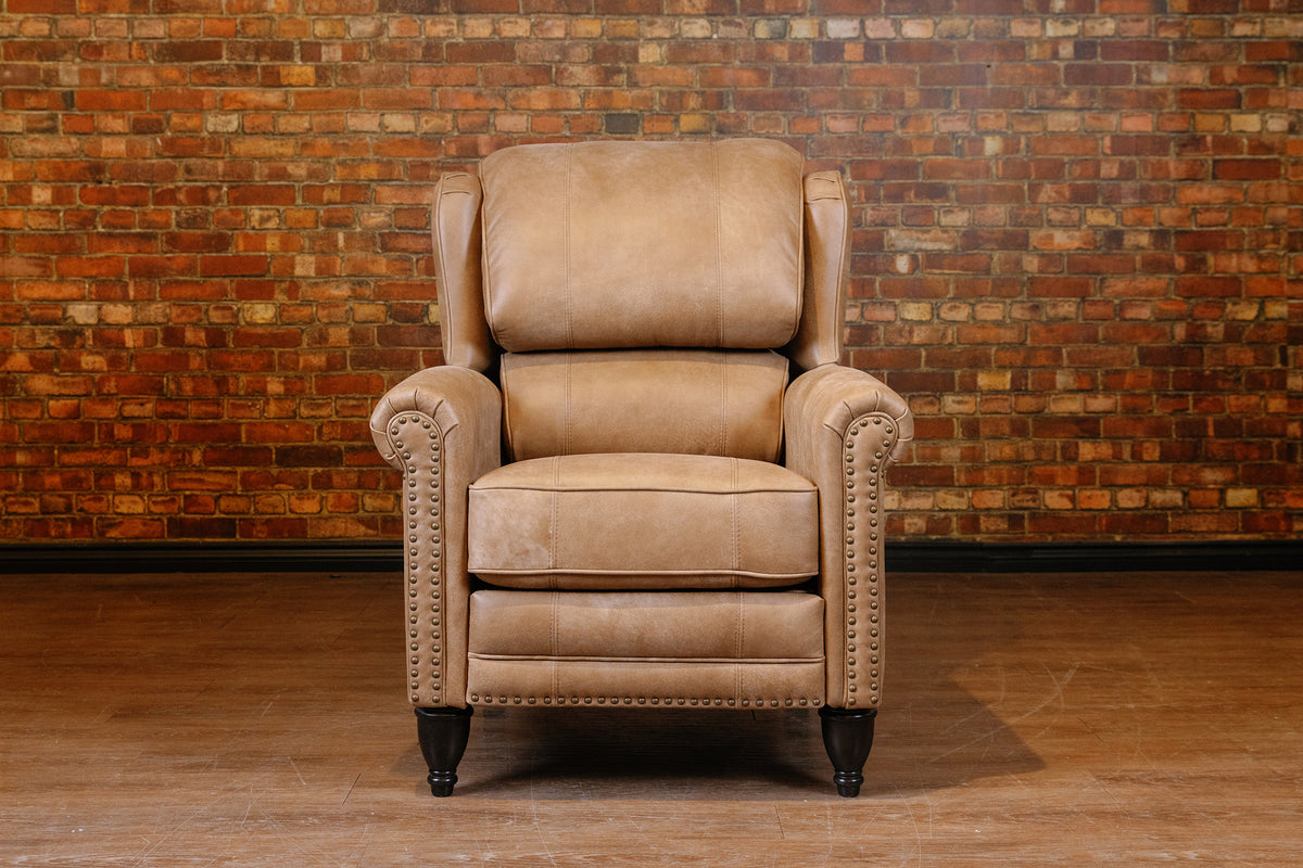 JAMIESON WINGBACK RECLINER FLOOR MODEL RUSTIC