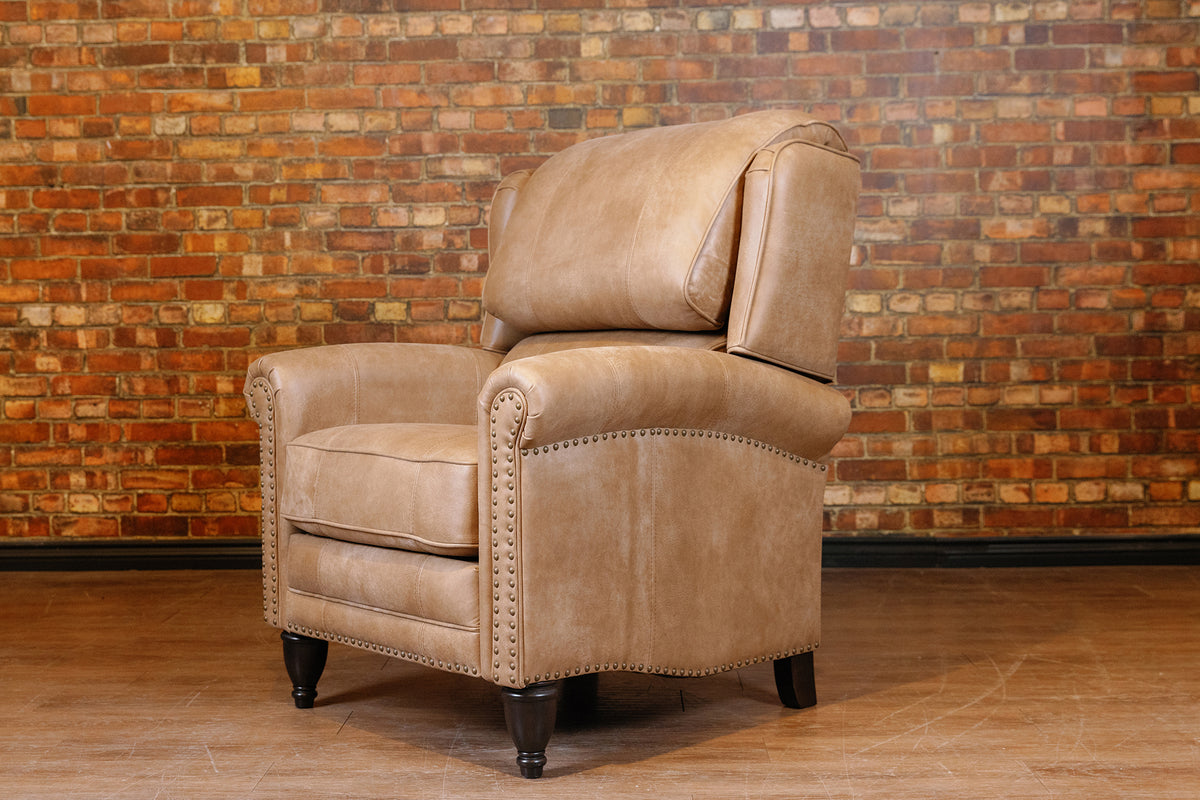 JAMIESON WINGBACK RECLINER FLOOR MODEL RUSTIC