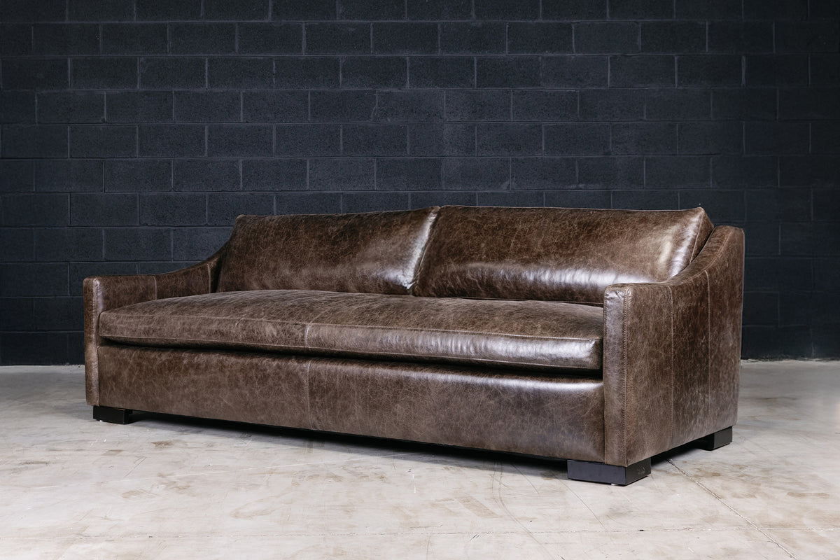 THE BRUGES LEATHER SOFA