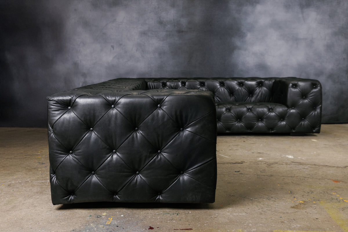 ROYALSOHO DECADENCE LEATHER SECTIONAL