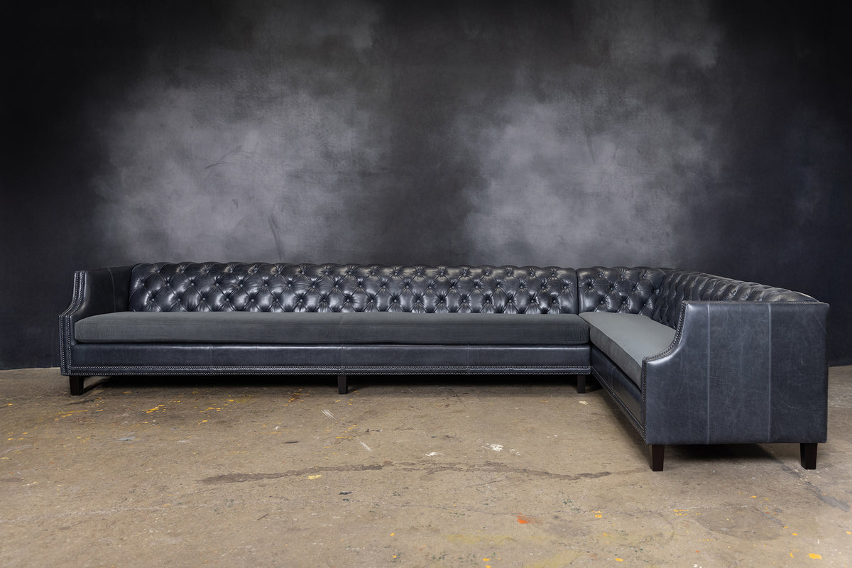 ESSEX LEATHER SECTIONAL