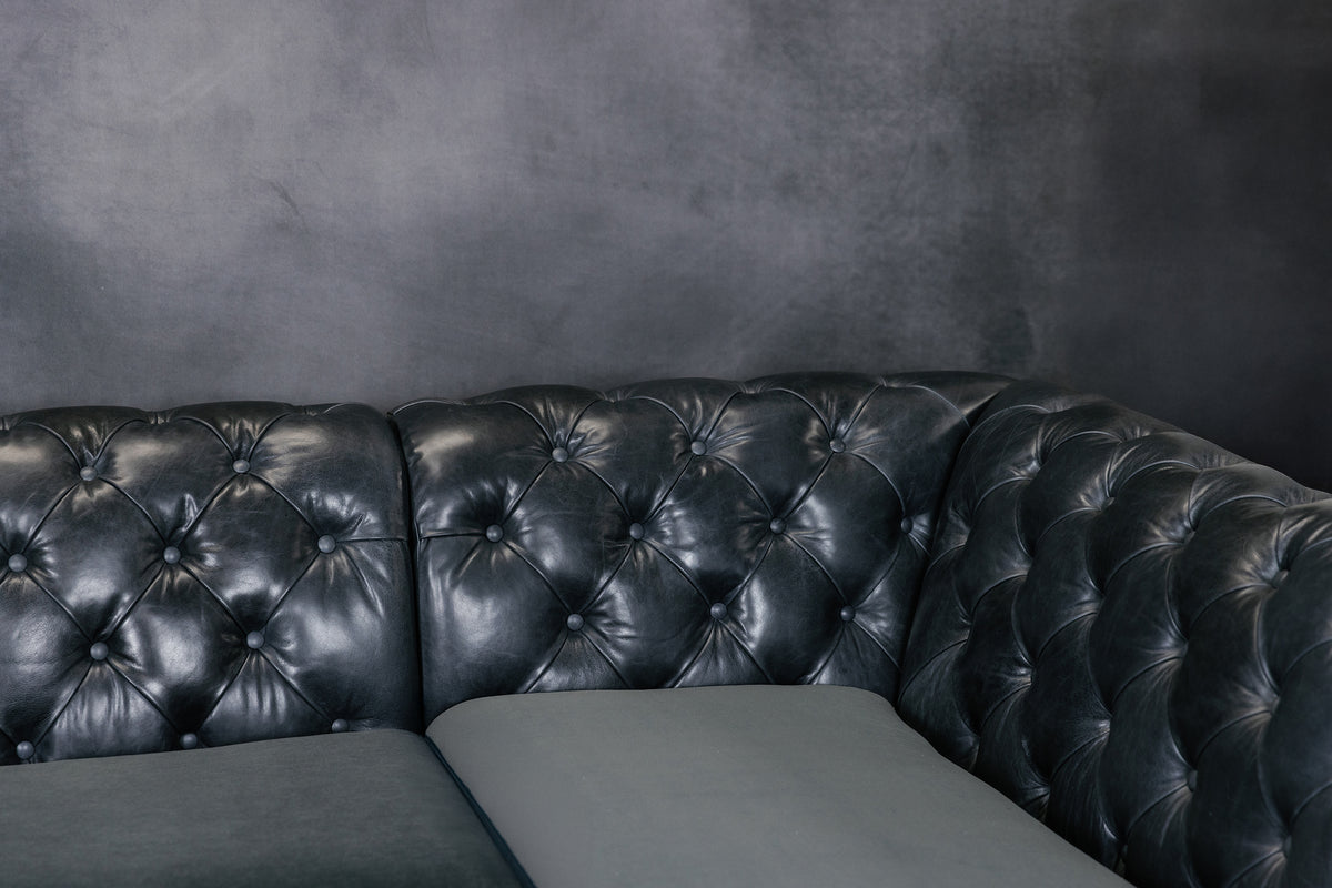ESSEX LEATHER SECTIONAL