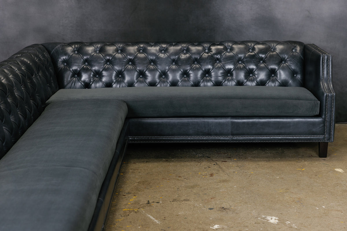 ESSEX LEATHER SECTIONAL