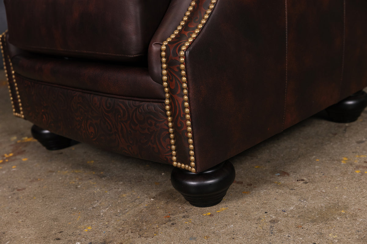 AFICIONADO LEATHER CHAIR NOBILITY ARABESQUE