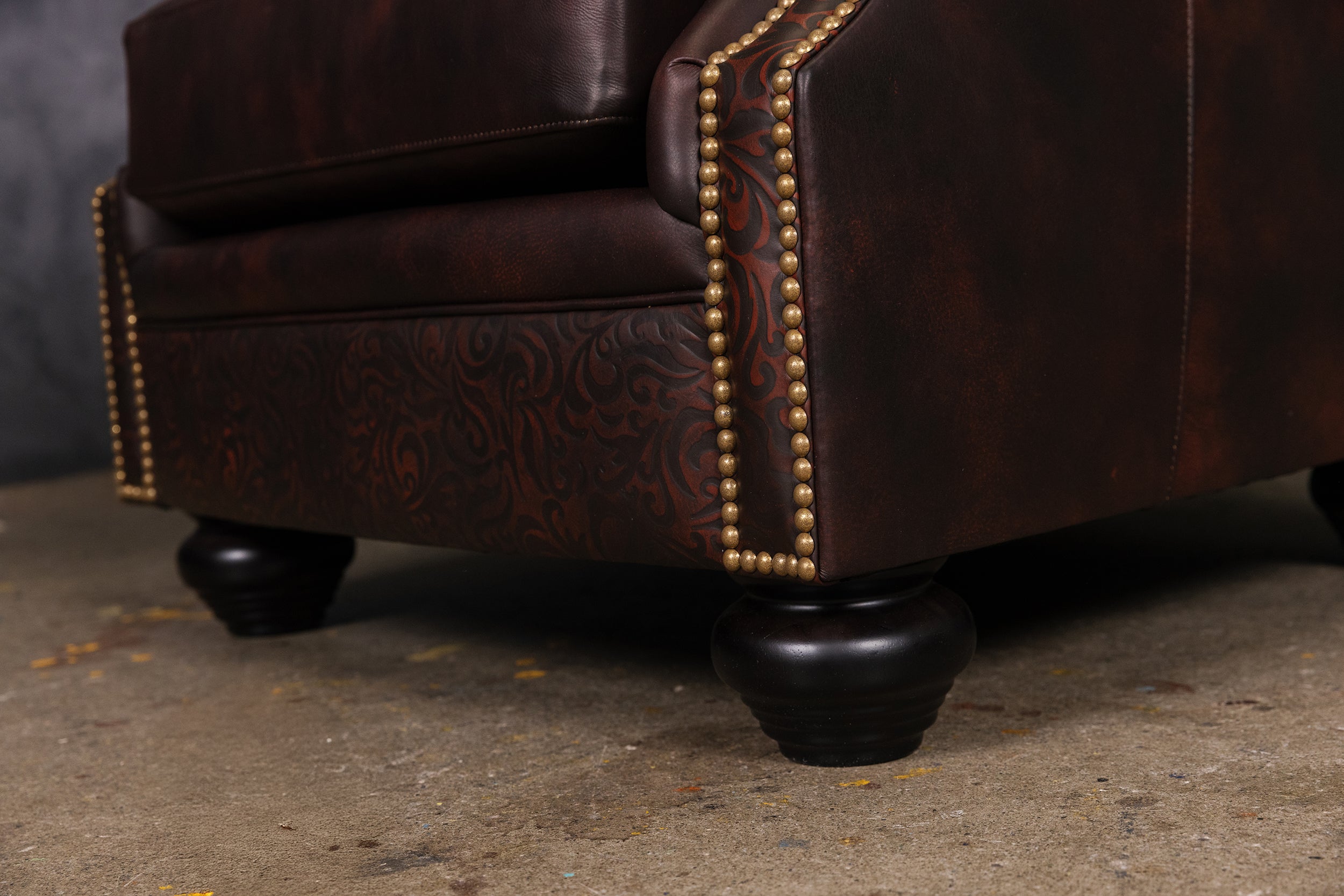 AFICIONADO LEATHER CHAIR NOBILITY ARABESQUE