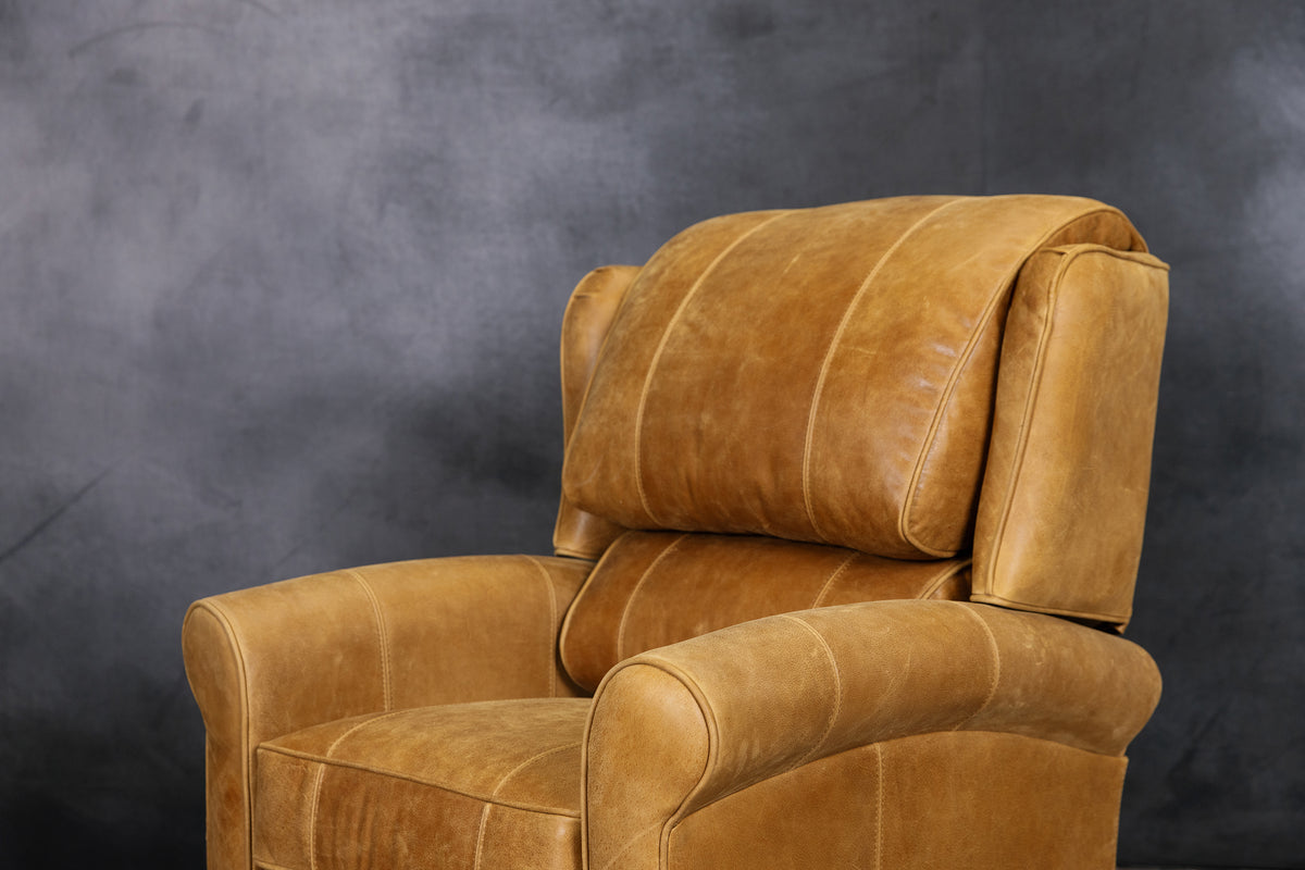 FAUTEUIL INCLINABLE EN CUIR PRINCE JAMIESON