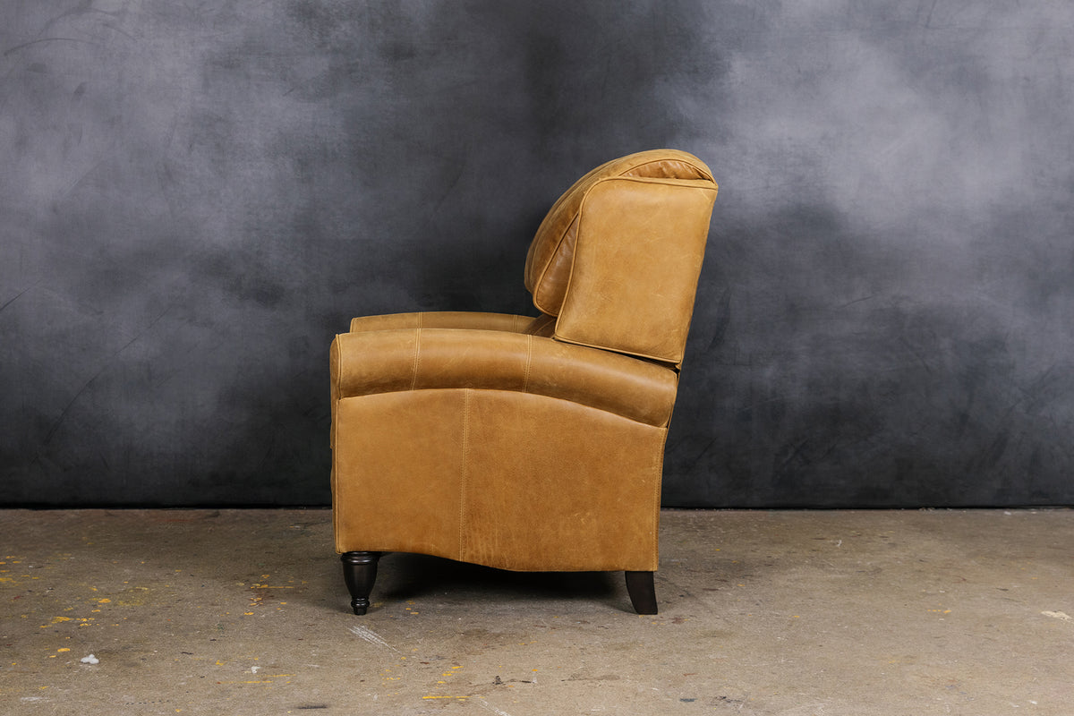 FAUTEUIL INCLINABLE EN CUIR PRINCE JAMIESON