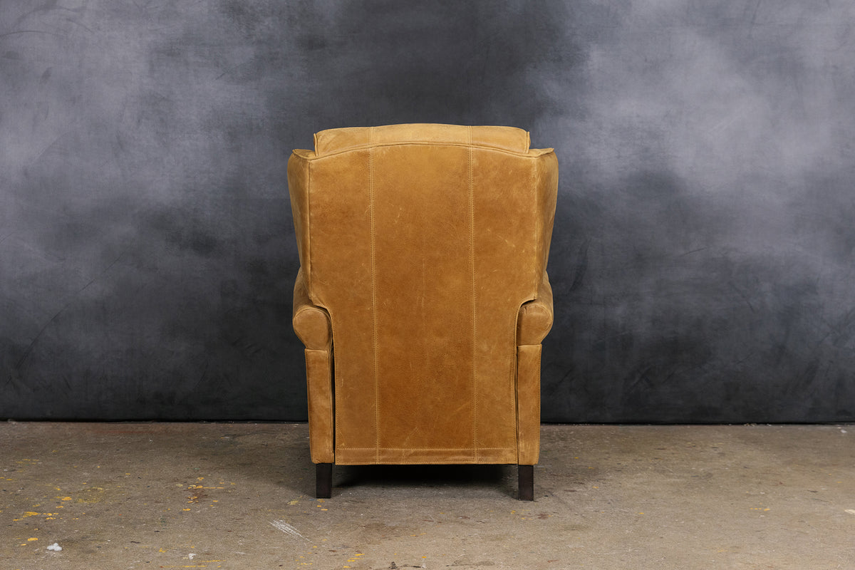 FAUTEUIL INCLINABLE EN CUIR PRINCE JAMIESON