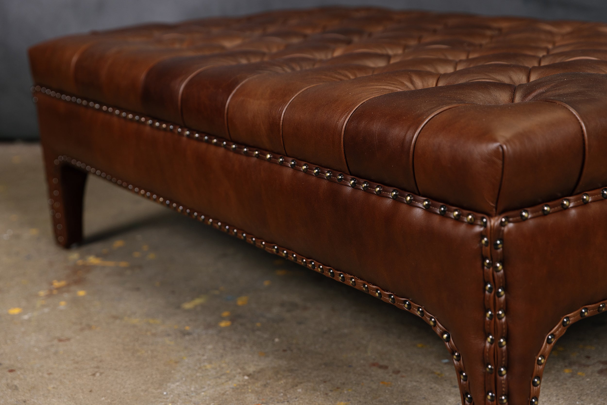 THE OULTON LEATHER OTTOMAN
