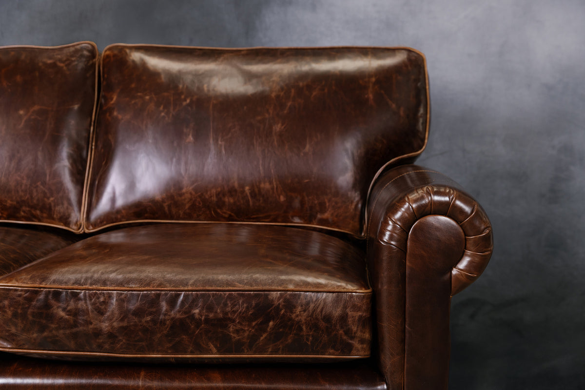 LANNISTER LEATHER LOVESEAT- NOBILITY SERIES