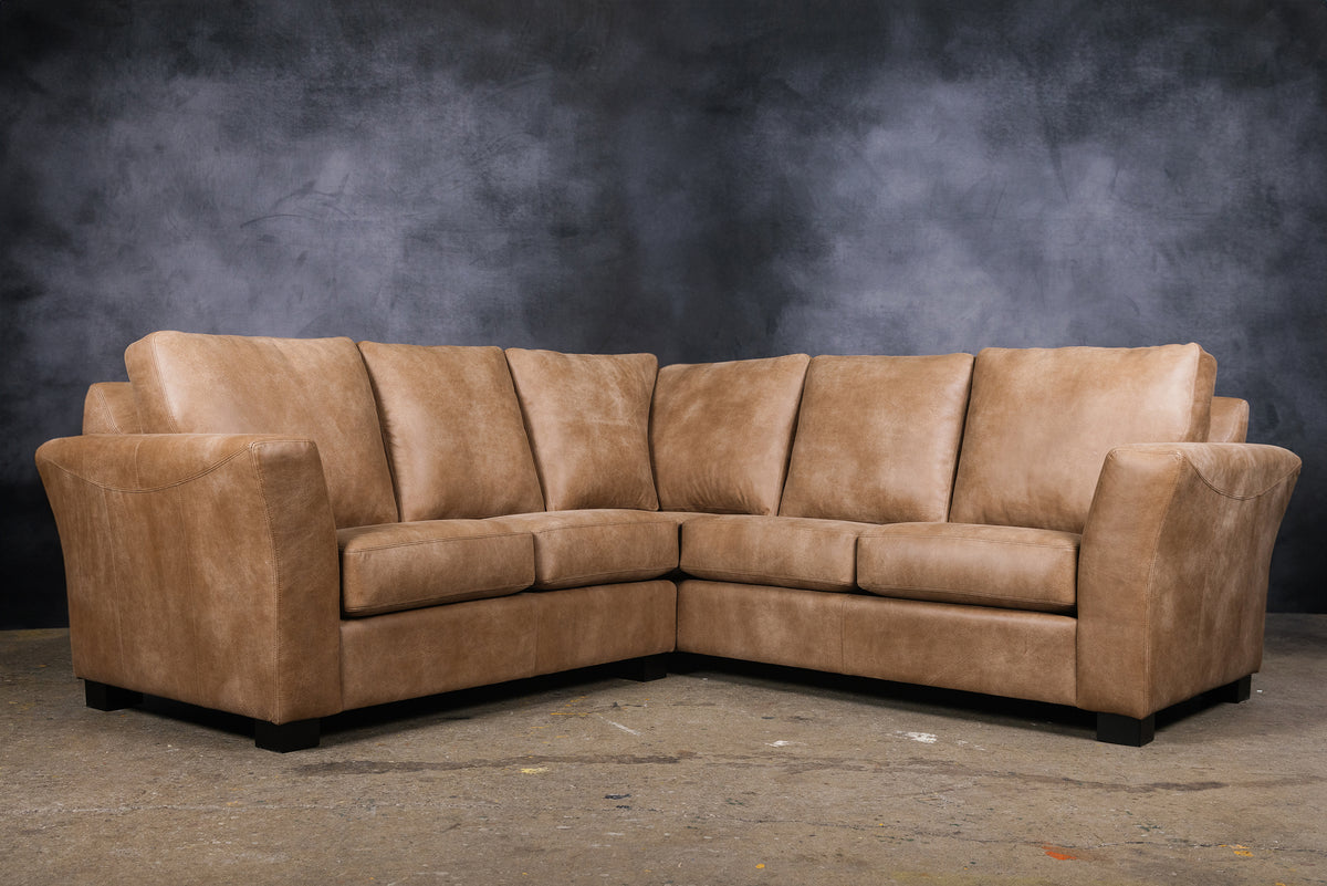 Aspen Leather Sectional Sofa
