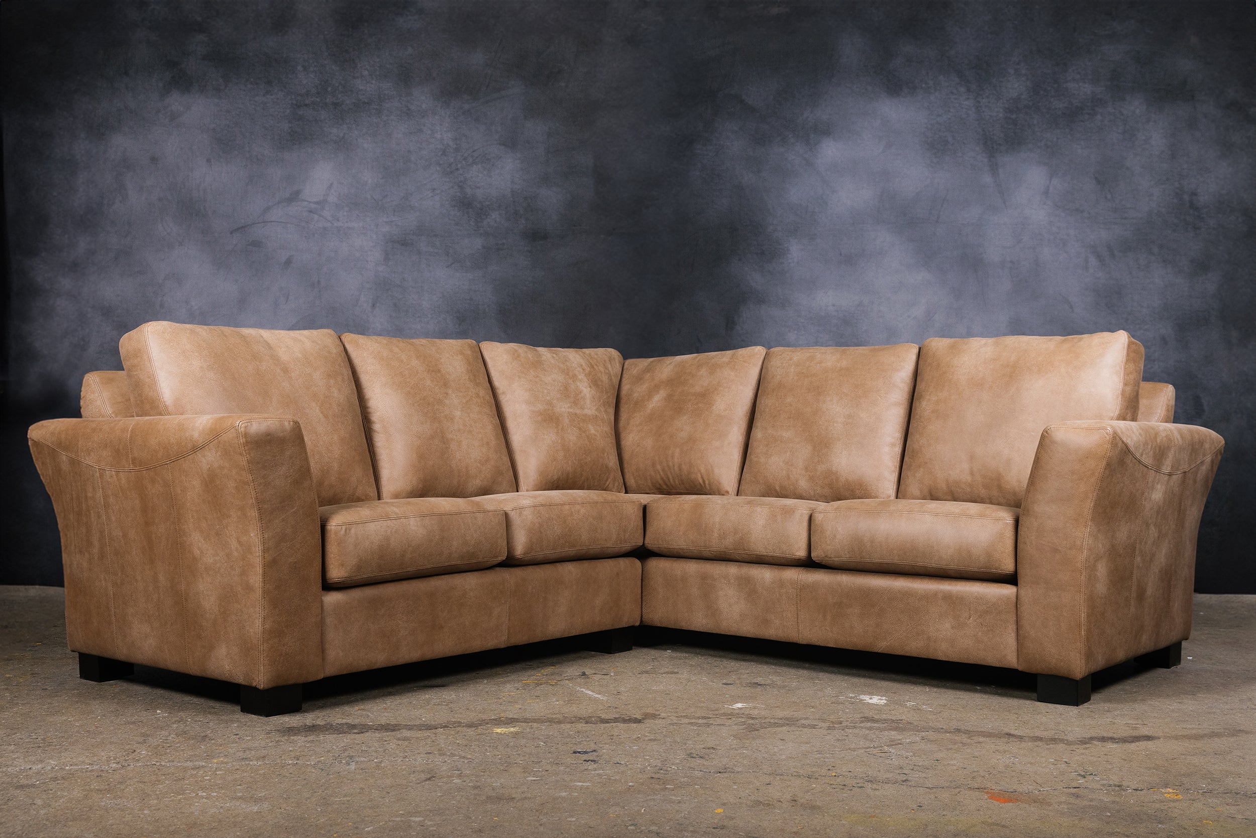 Aspen Leather Sectional Sofa