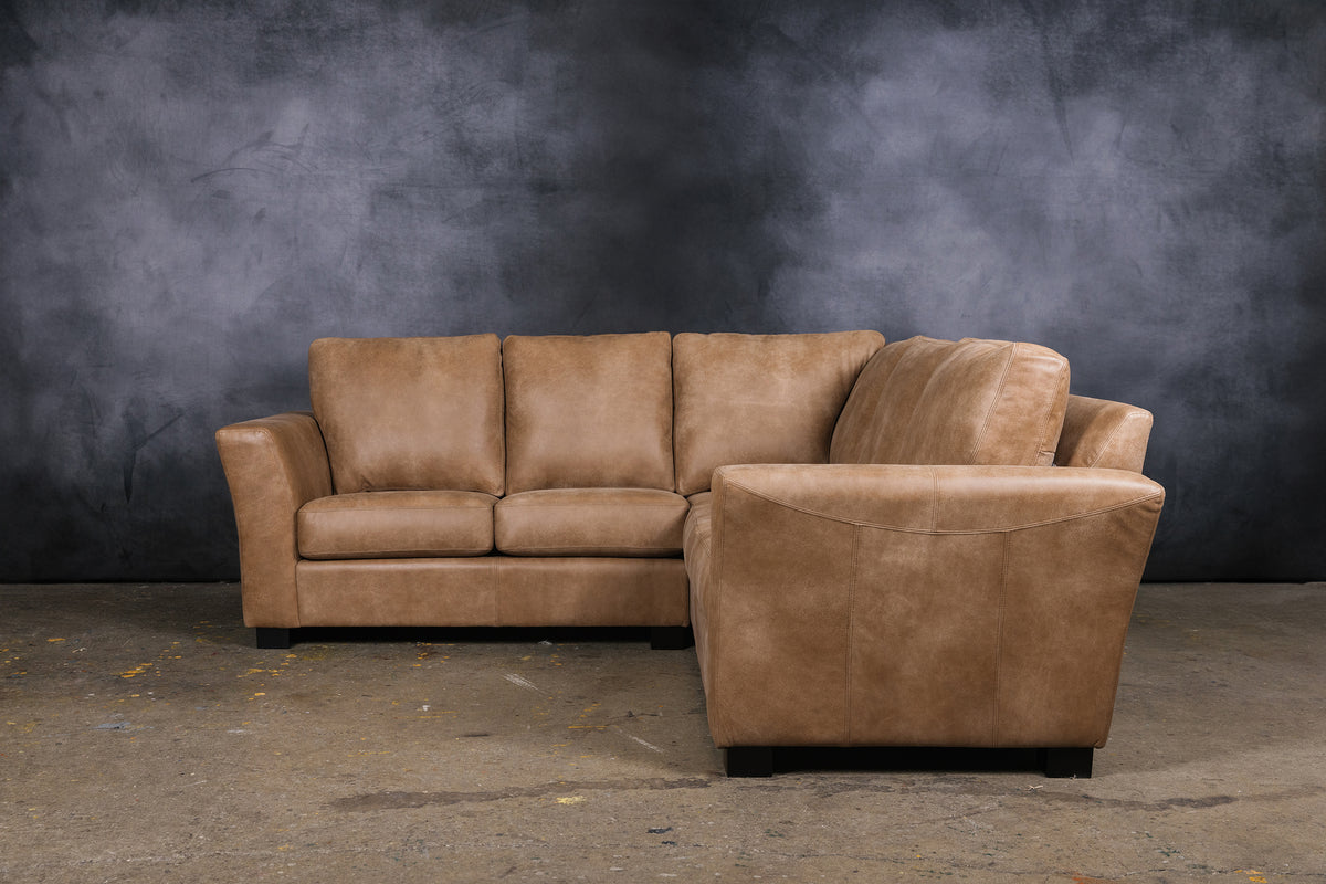 Aspen Leather Sectional Sofa