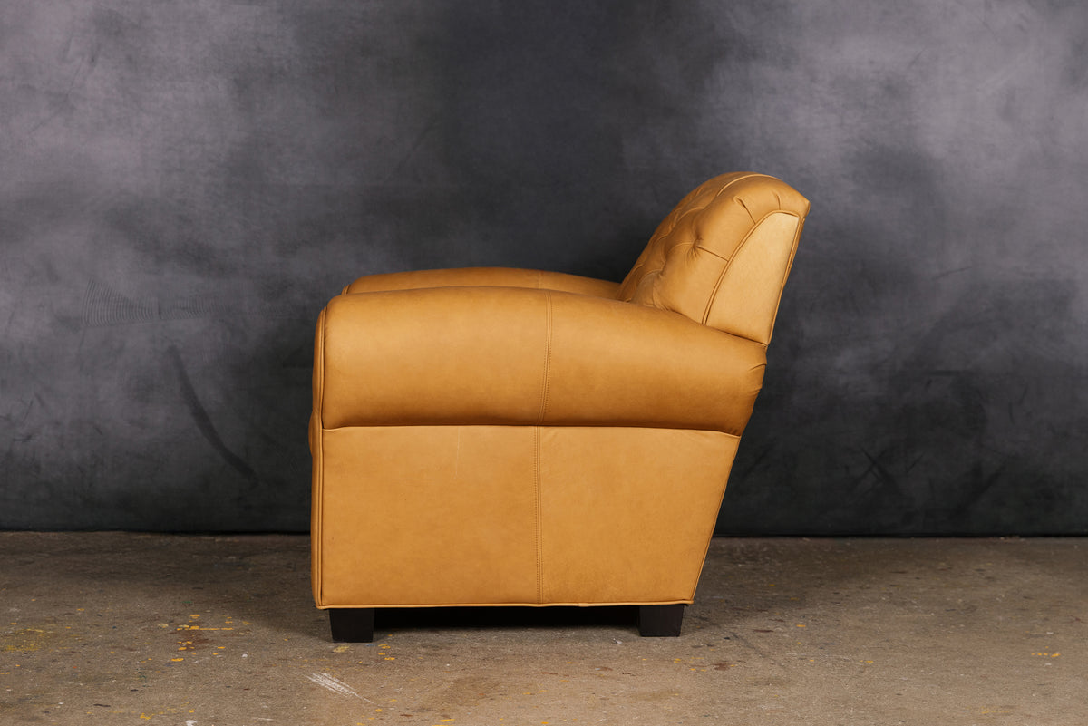 BACHELOR TUFTED BACK CHAIR ( SOLD )