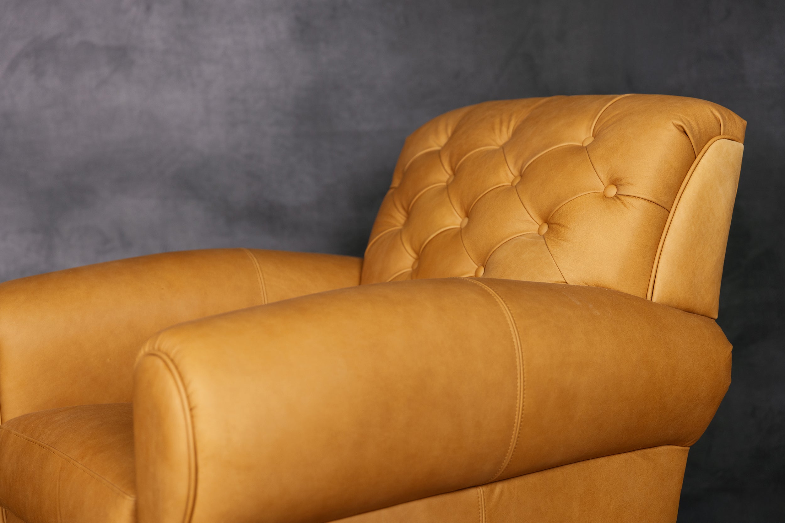 BACHELOR TUFTED BACK CHAIR ( SOLD )