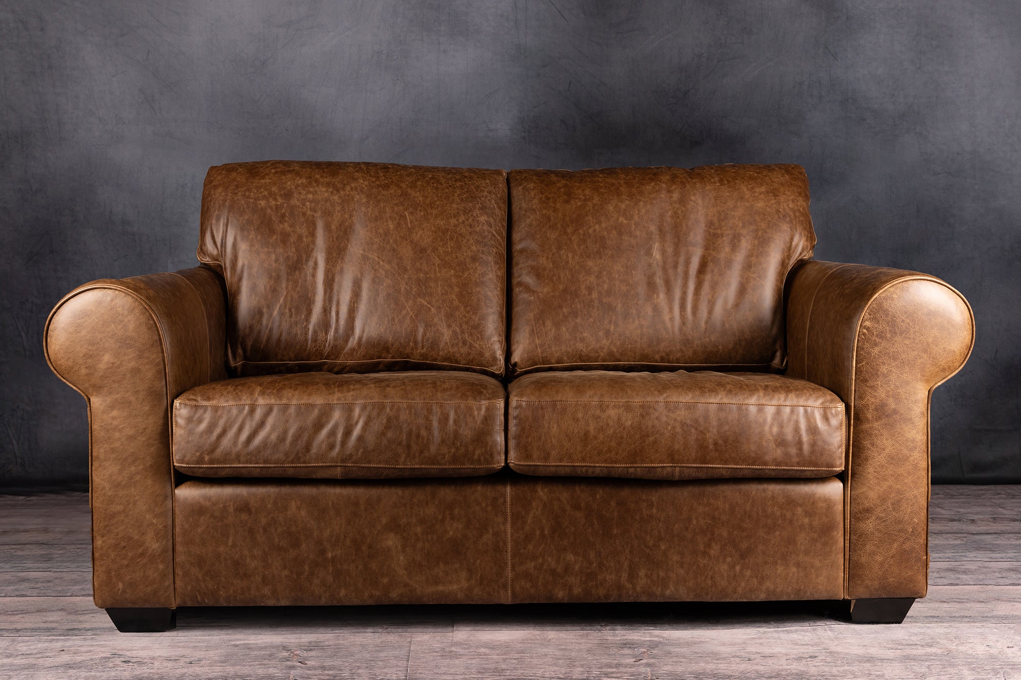 Duke Leather Loveseat