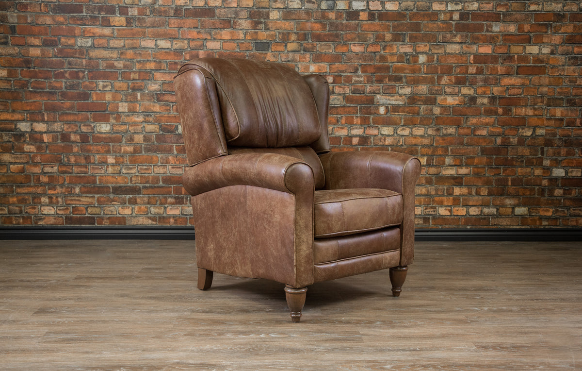 FAUTEUIL INCLINABLE EN CUIR PRINCE JAMIESON