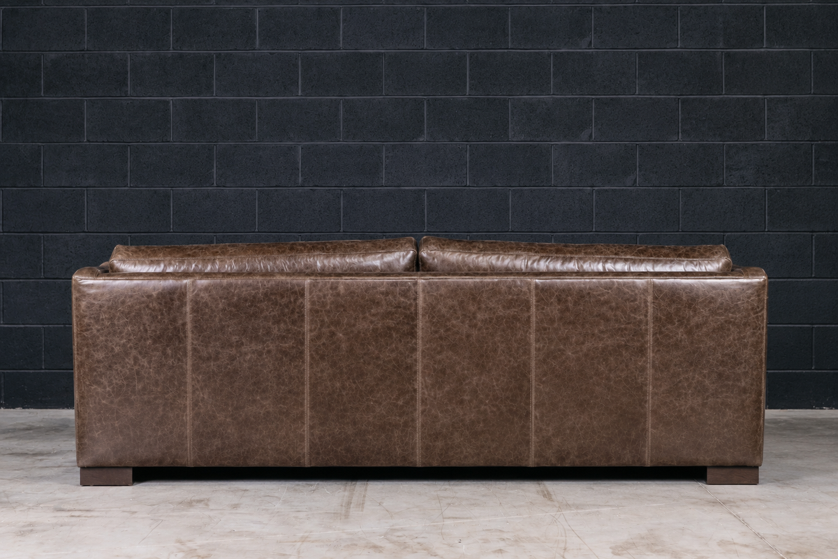 THE BRUGES LEATHER SOFA