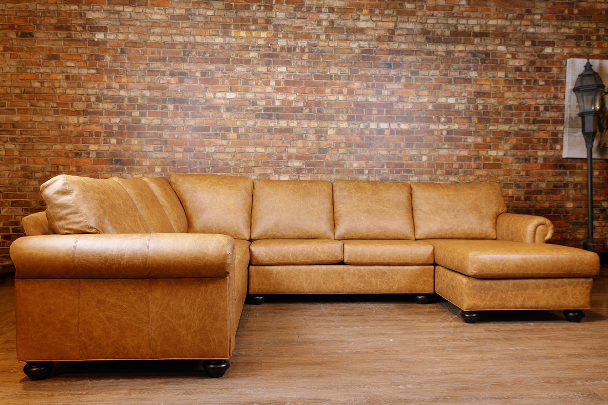 LANCASTER SECTIONAL FLOOR MODEL 99X125 (SOLD )