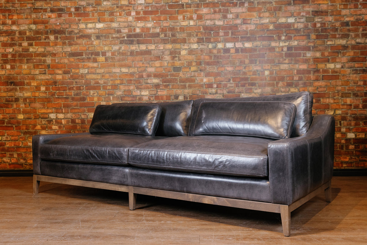 ITALIA SLOPE SOFA 108 INCH FLOOR MODEL