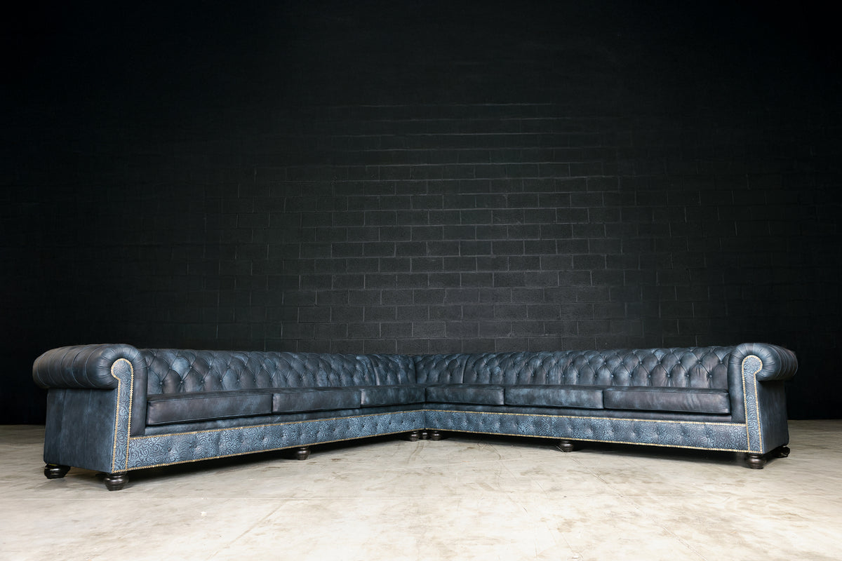 CANAPÉ D'ANGLE EN CUIR TORINO LIMITED