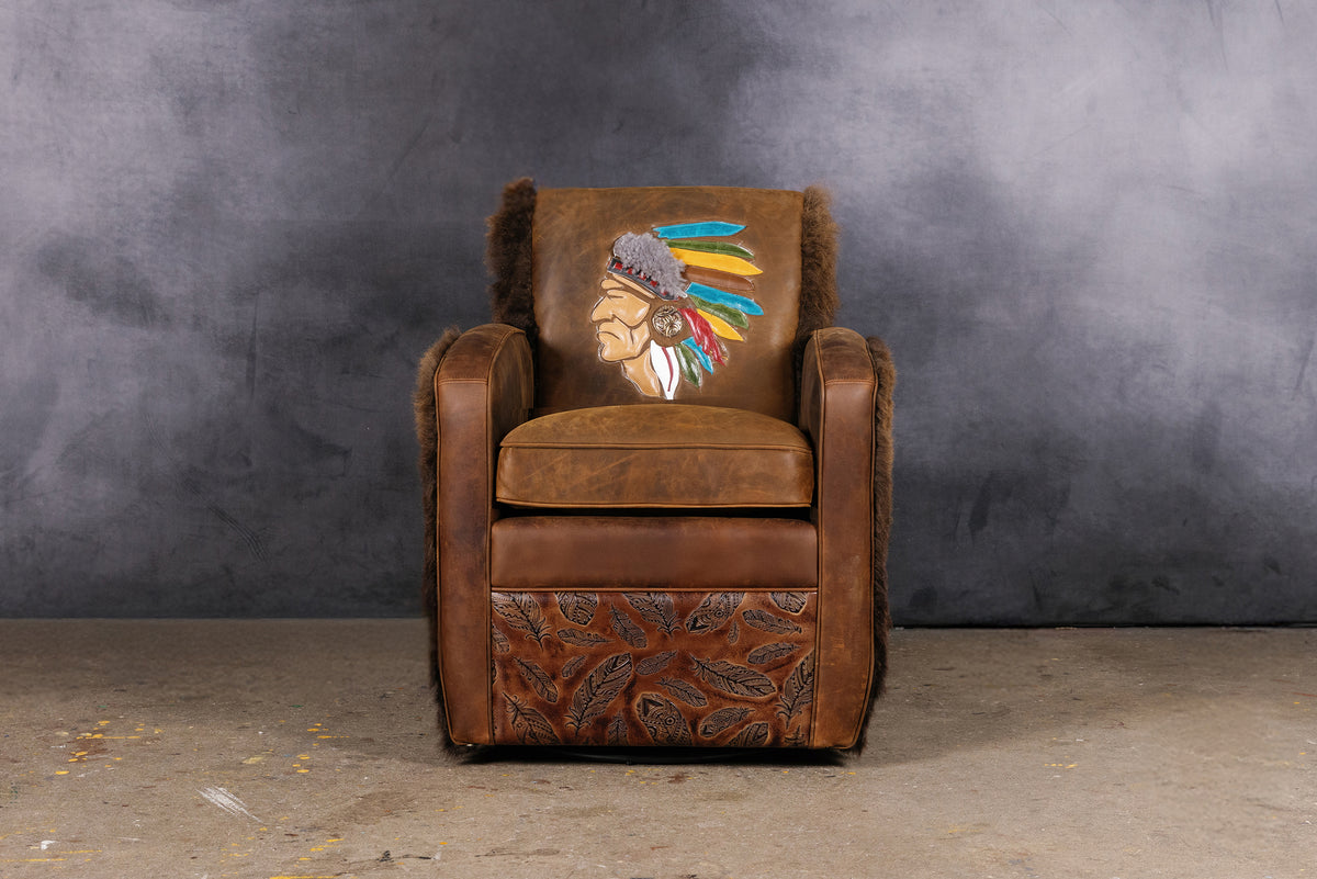 APACHE LIMITED EDITION LEATHER CHAIR