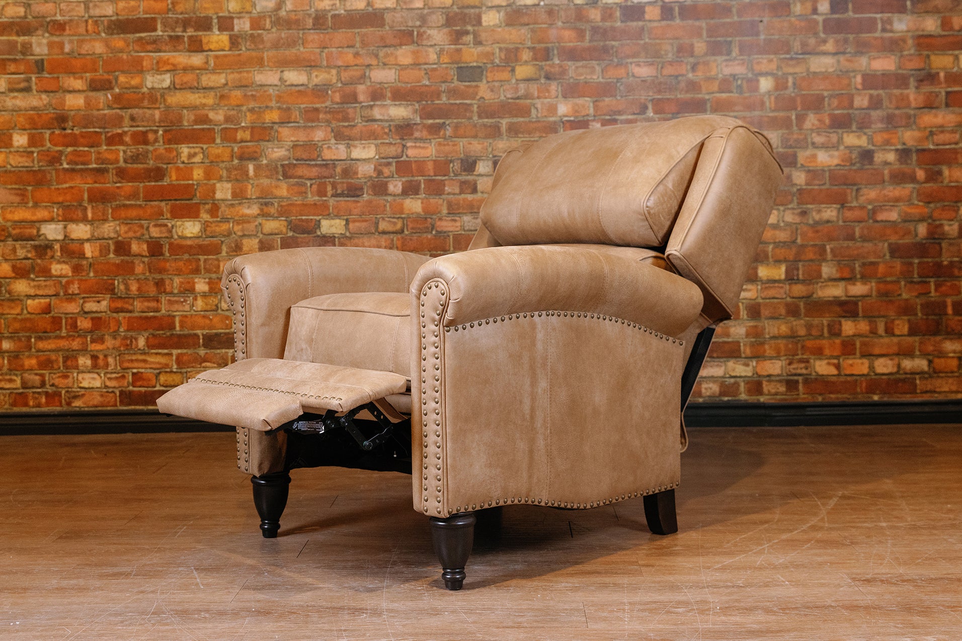 JAMIESON WINGBACK RECLINER FLOOR MODEL RUSTIC