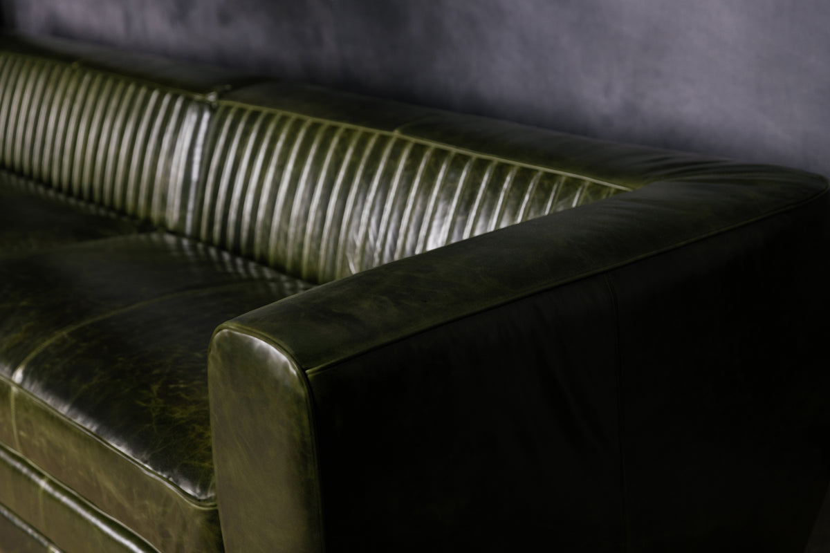 SHELBY LEATHER SECTIONAL