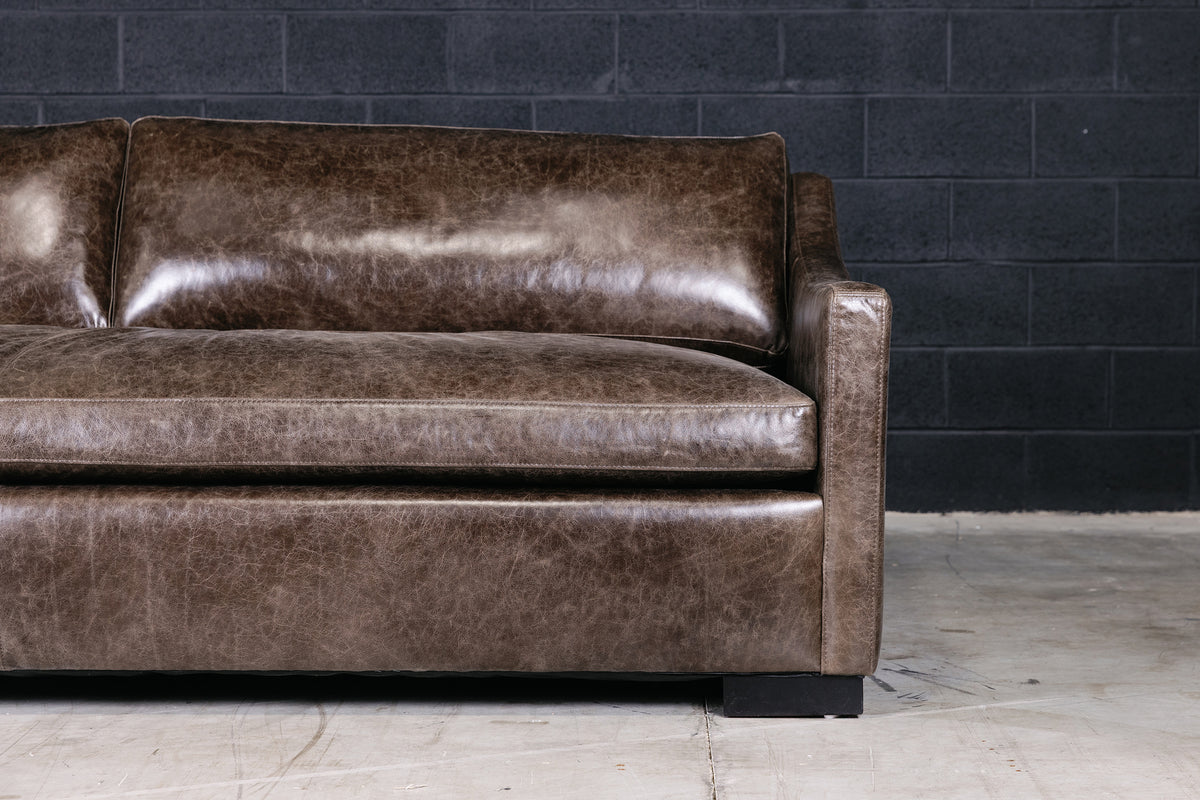 THE BRUGES LEATHER SOFA