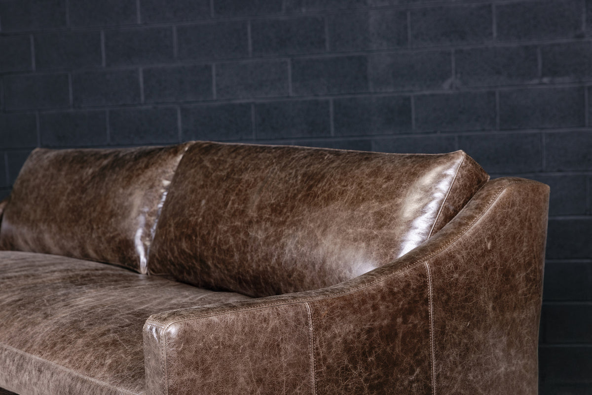 THE BRUGES LEATHER SOFA