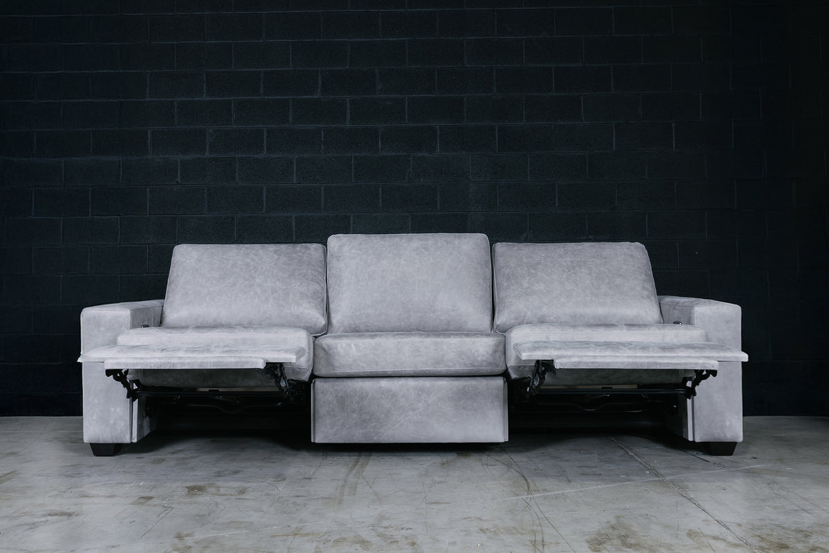 MODENA MOTION LEATHER SOFA 110 INCH