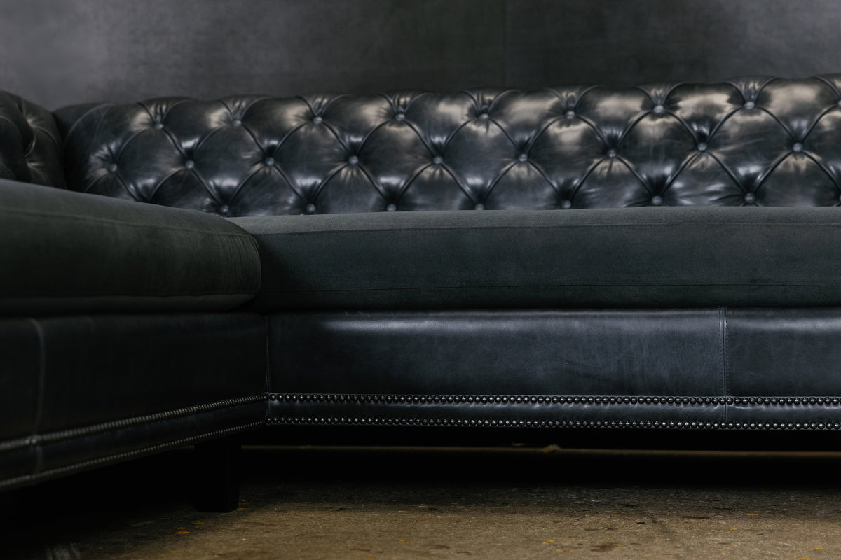 ESSEX LEATHER SECTIONAL