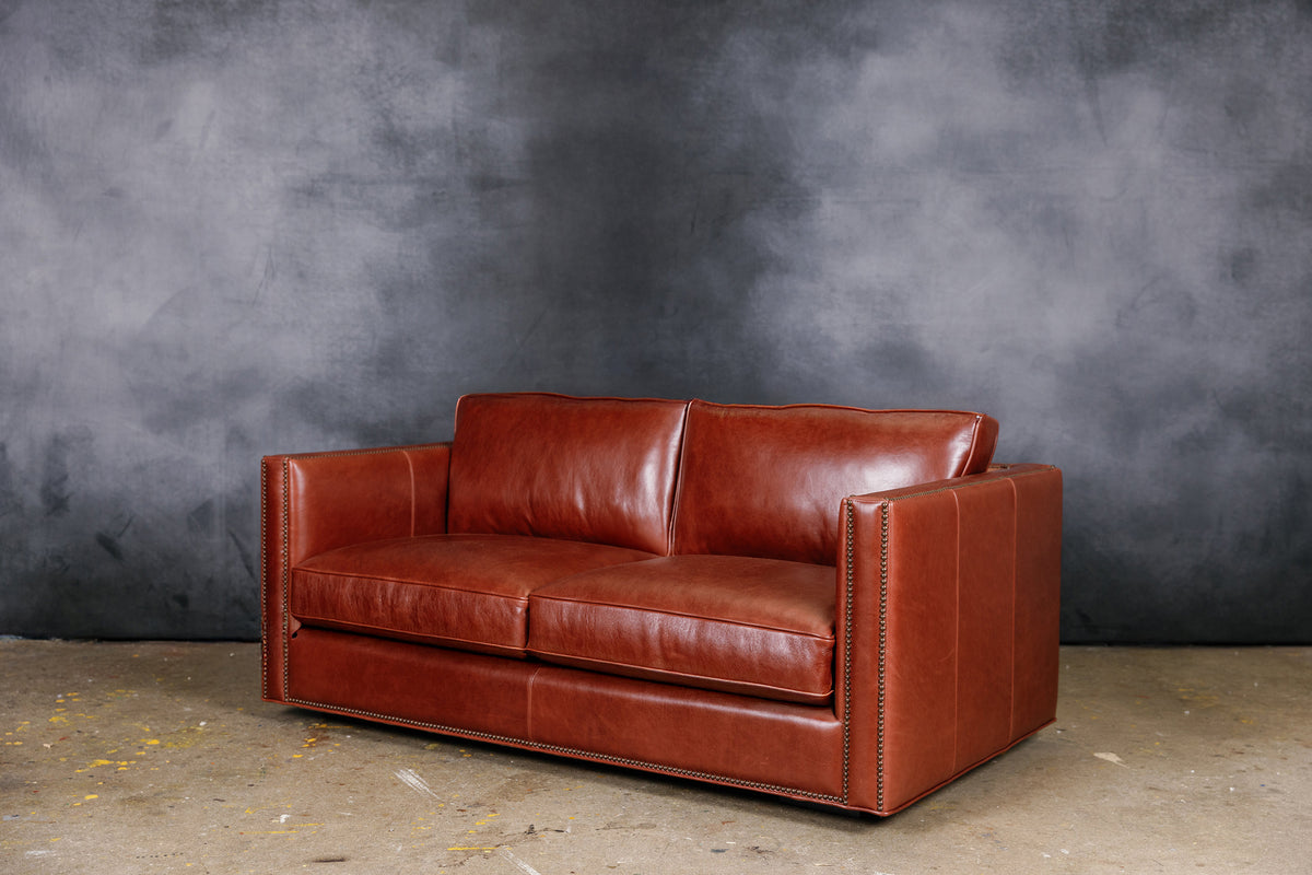 SIR PERCIVAL LEATHER SOFA