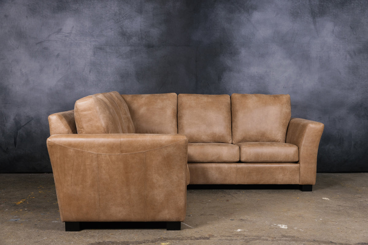 Aspen Leather Sectional Sofa