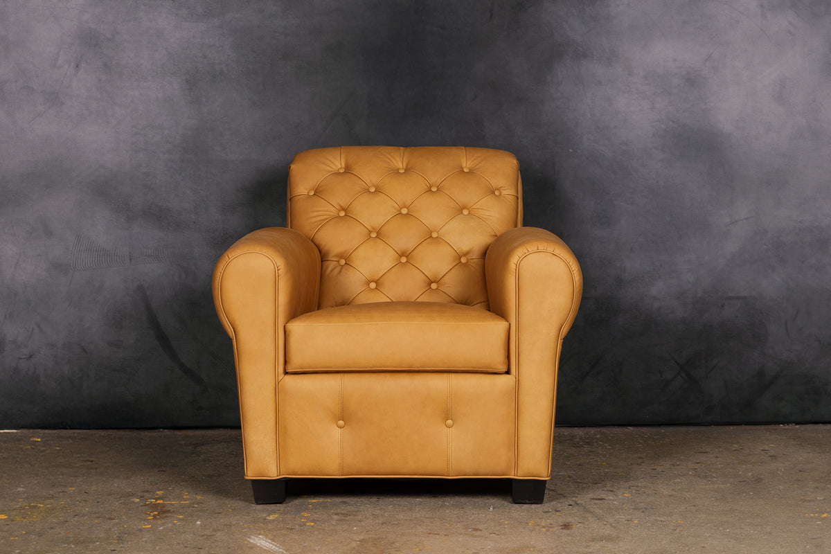 BACHELOR TUFTED BACK CHAIR ( SOLD )