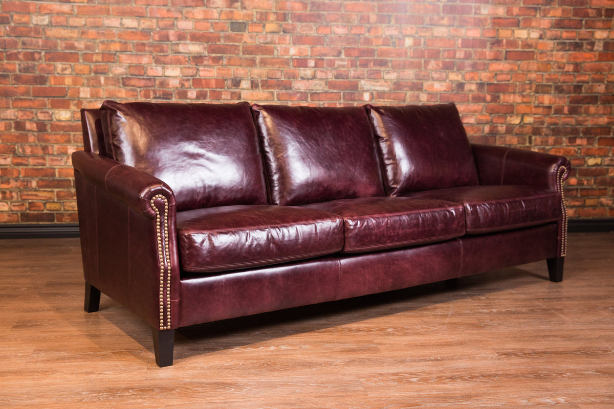 ESQUIRE LEATHER CONDO SOFA