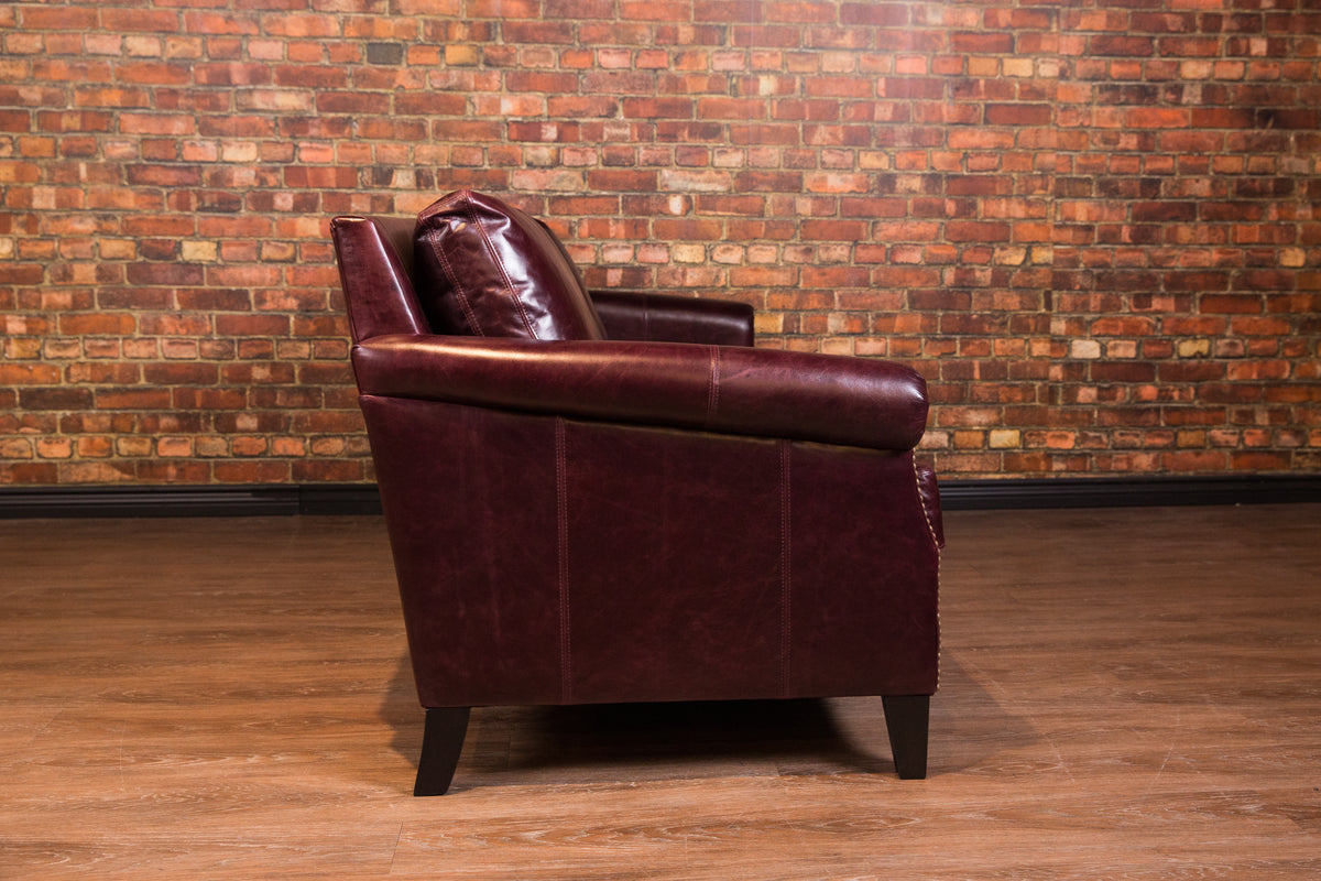 ESQUIRE LEATHER CONDO SOFA