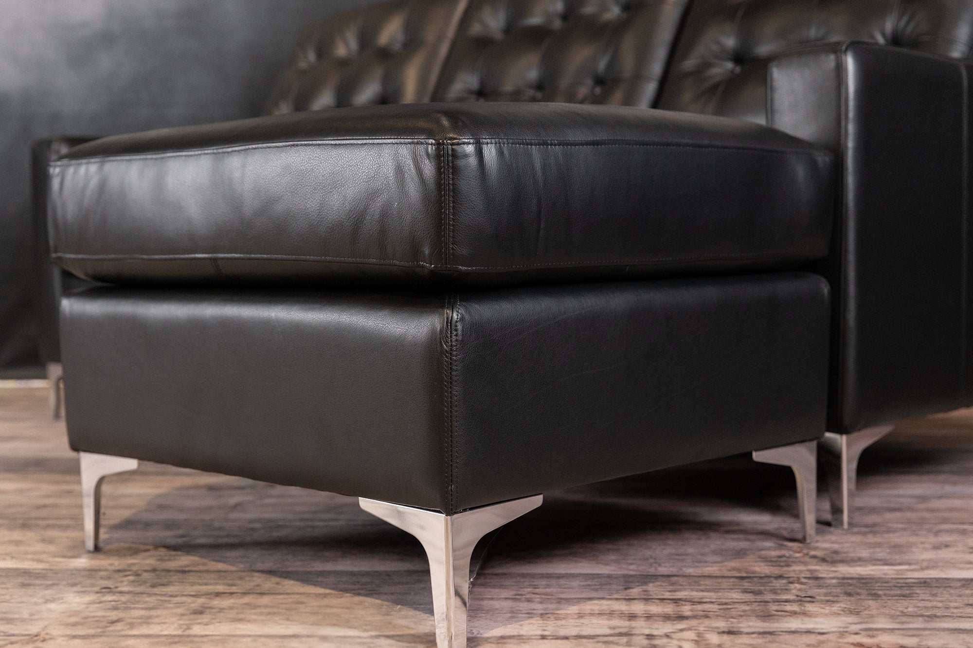 Manhattan Leather Sofa Chaise